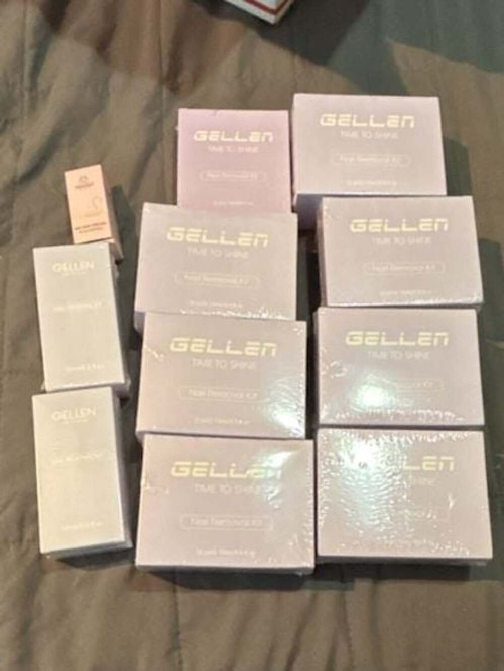 Gellen Time To Shine Nail Removal Kit and Beetles Gel Nail Polish Lot
